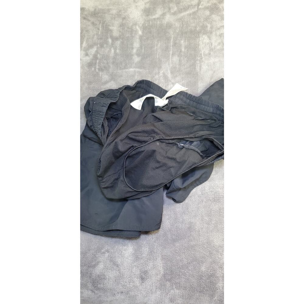 SPEEDO Swim Trunks Board Men's Sz L Shorts Mesh Liner Black Pockets C1-202 - Picture 7 of 10